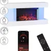 M.C.Haus 60" Wall-Mounted Electric Fireplace Review: cheap-to-run mood booster with a few quirks