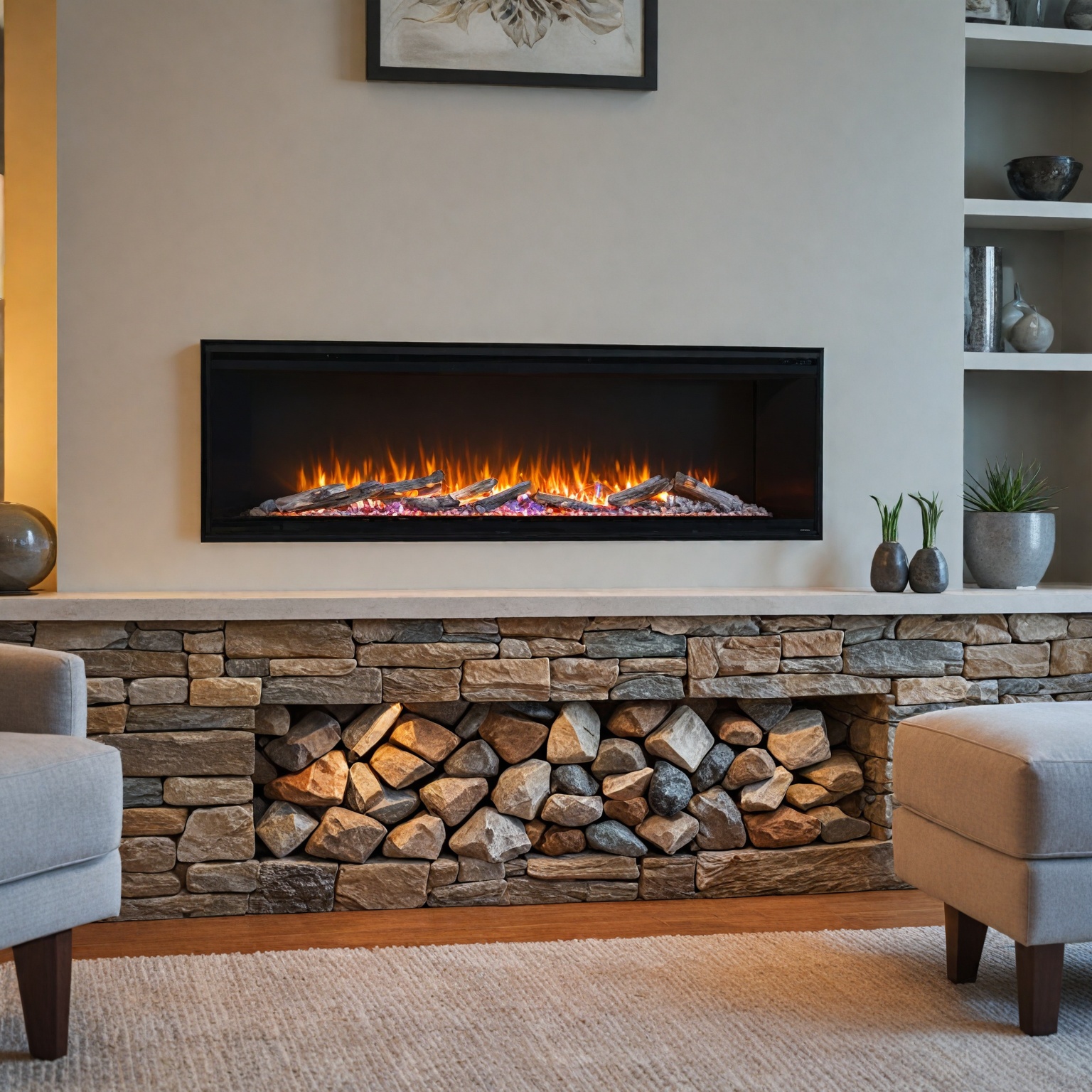12+ Electric Fireplace Rocks