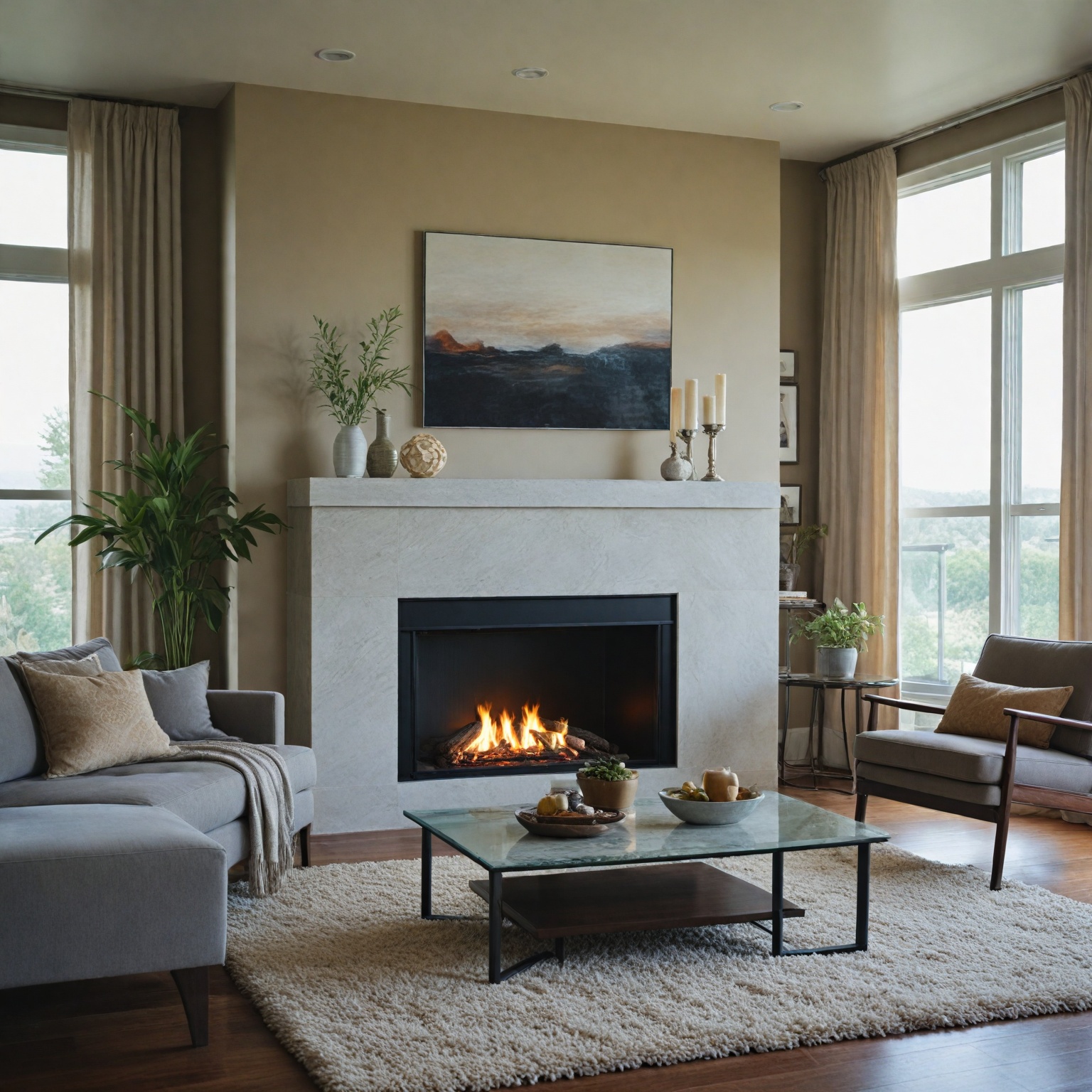Exploring the Benefits and Features of a Glass Electric Fireplace