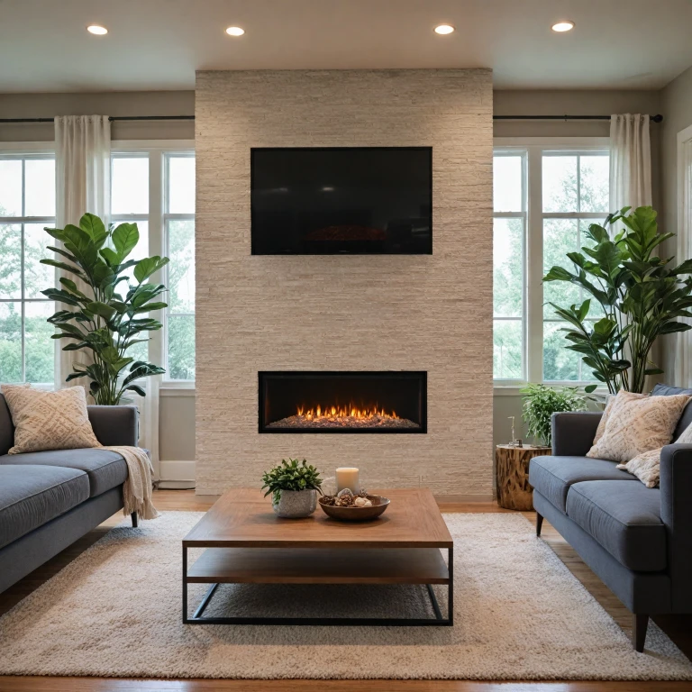 Enhance Your Home with a Stylish Square Electric Fireplace Insert