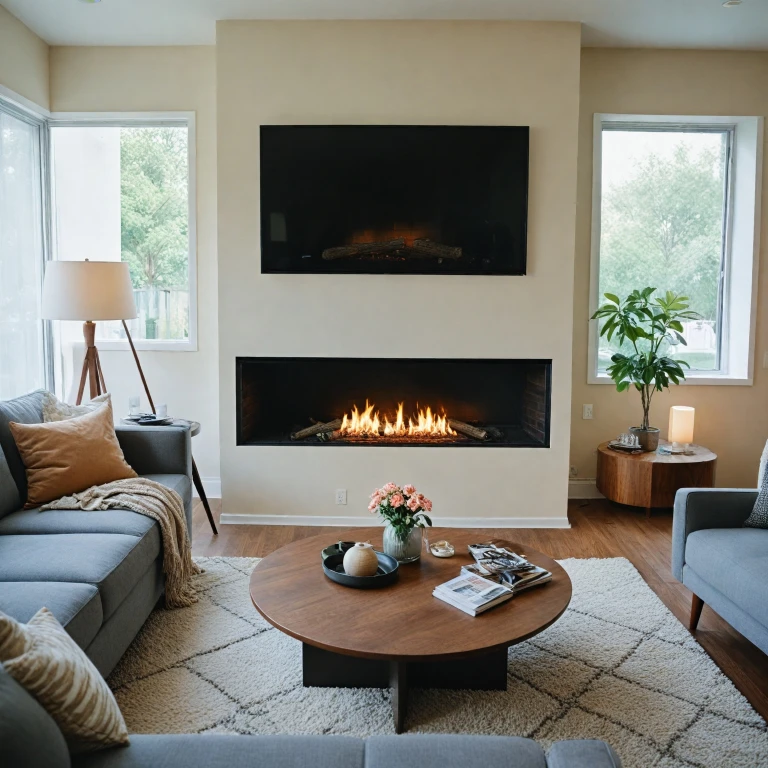 Enhance Your Home with a Stylish Indoor Free-Standing Fireplace