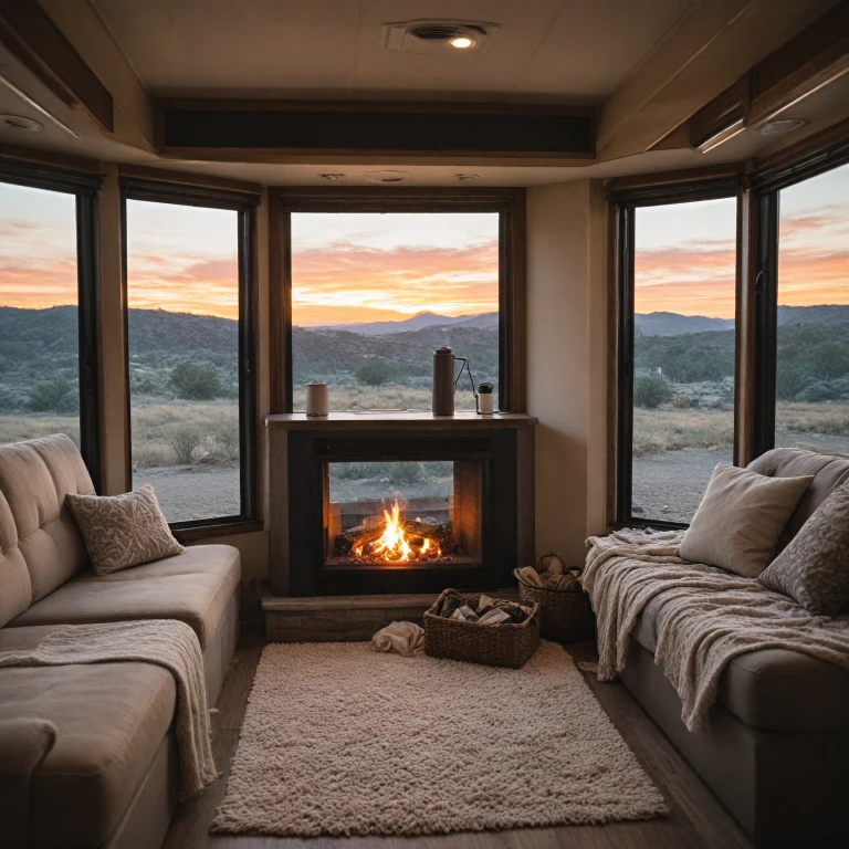 Enhance Your RV Experience with a Fireplace Insert