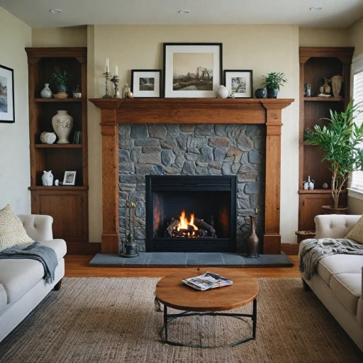 Enhance Your Home with an Electric Fireplace Featuring a Mantel and Shelves