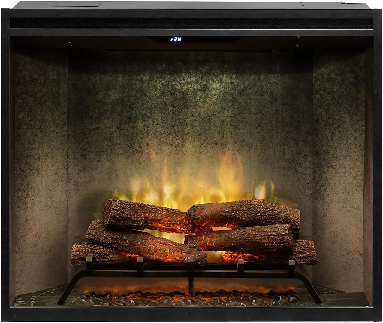 Dimplex Revillusion® 36" Portrait Built-in Firebox (Model: RBF36PWC), 4400/6745/8794 BTU, 120/208/240 Volt, 1300/1975/2575 Watt, Weathered Concrete