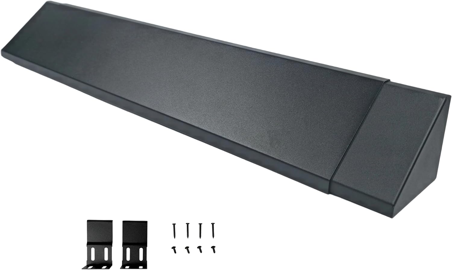 Black Adjustable Fireplace Hood for 28 to 48" Harmony Burners Fireplace Hood Heat Shield （Patent Applied）