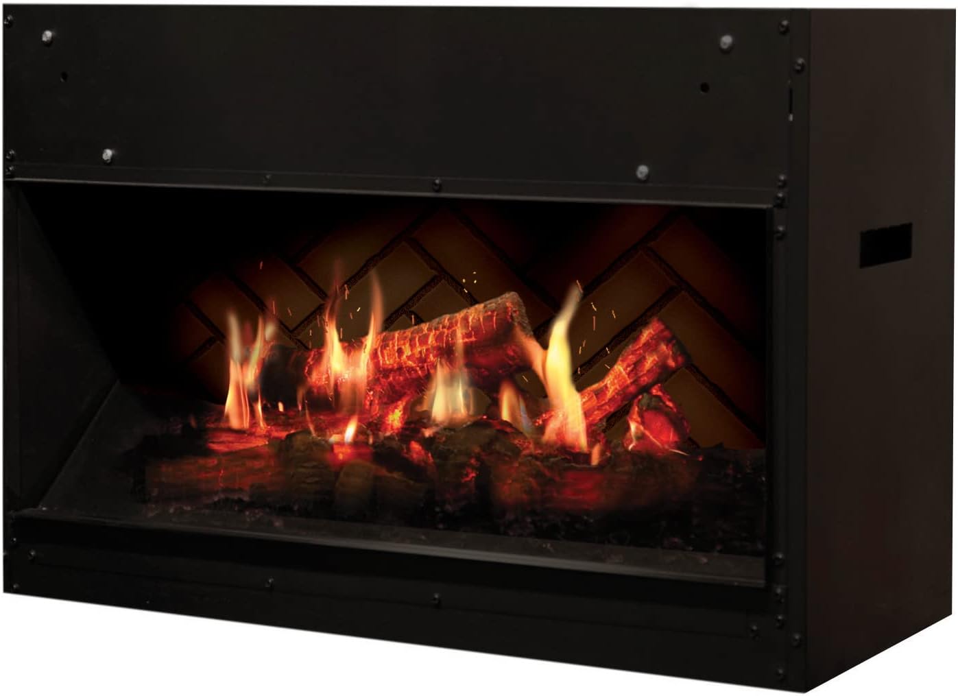 Dimplex VF2927L Opti-V Solo Fireplace, Black