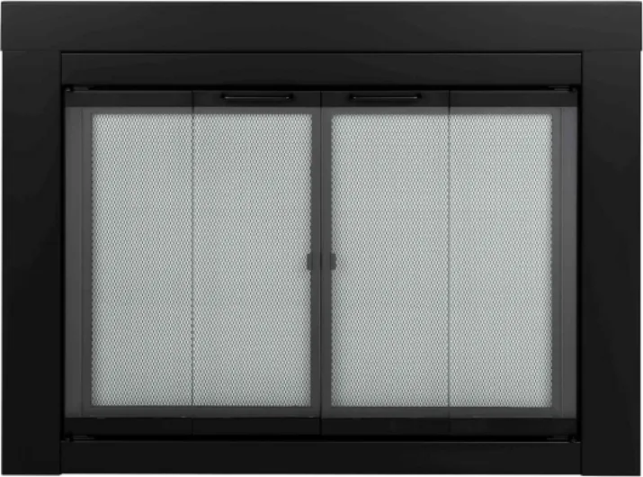 Ascot Small Glass Fireplace Doors