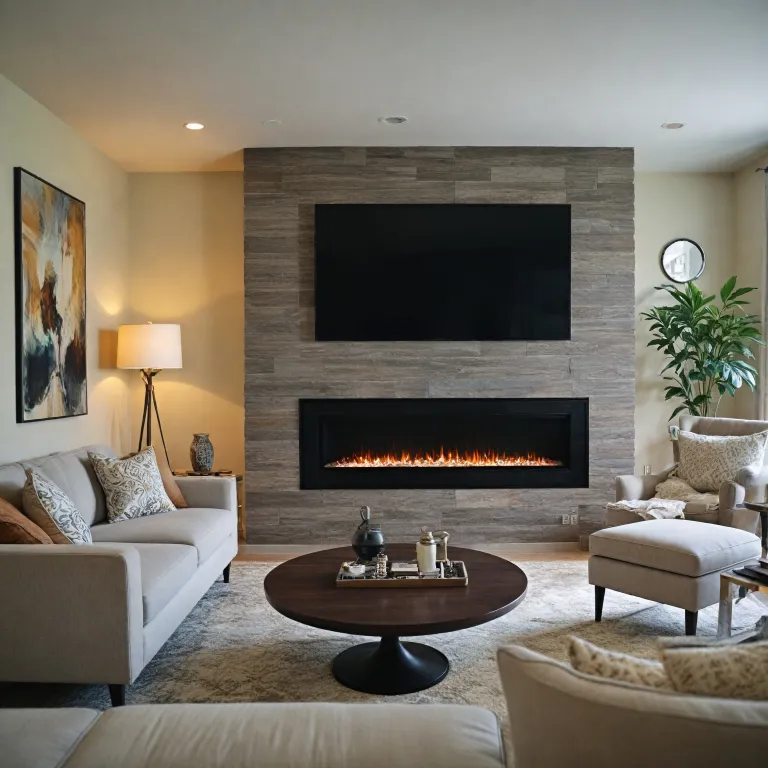 Enhance your living space with electric fireplaces TV entertainment centers
