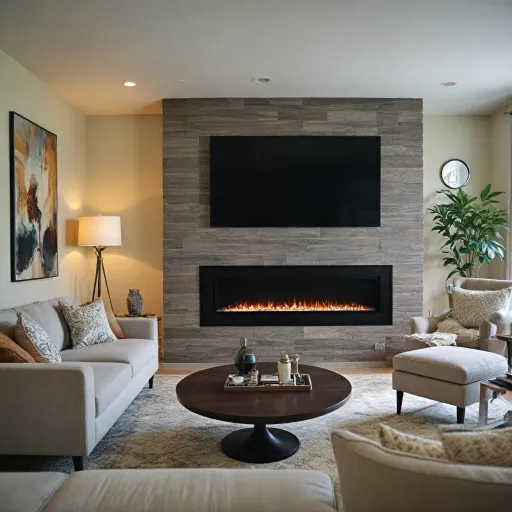 Enhance your living space with electric fireplaces TV entertainment centers