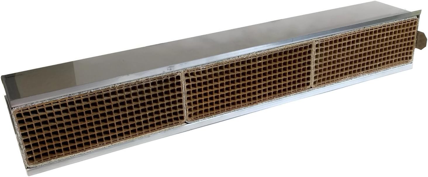 Wood Stove Catalytic Combustor Replacement Catalyst Regency Pro Hampton Inserts (3" x 18.5" x 2.5" Ceramic) Made in USA