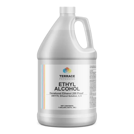 Ethanol Alcohol 95% – Ethyl Alcohol – 1 Gallon - High Purity, Multi-Use for Labratory, Reagent, Solvent, Surface Cleaning