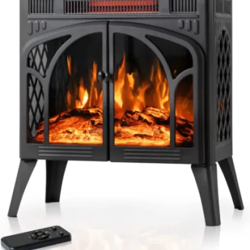 Electactic 24" Electric Fireplace Stove Review: cozy heat with a few quirks