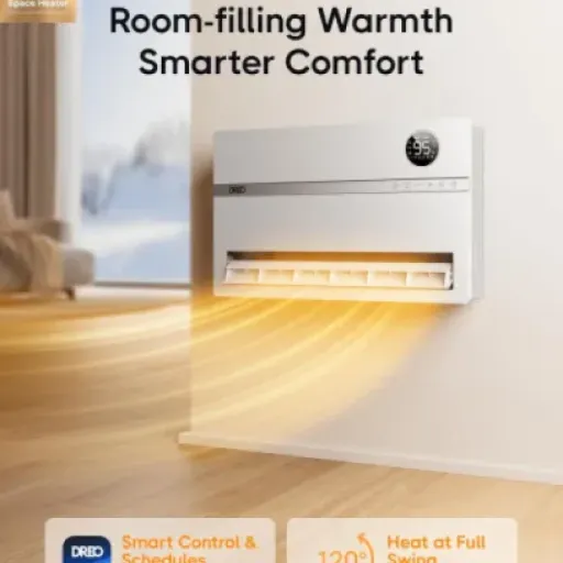 Dreo Smart Wall Heater WH719S Review: a compact wall unit that actually heats like a real heater