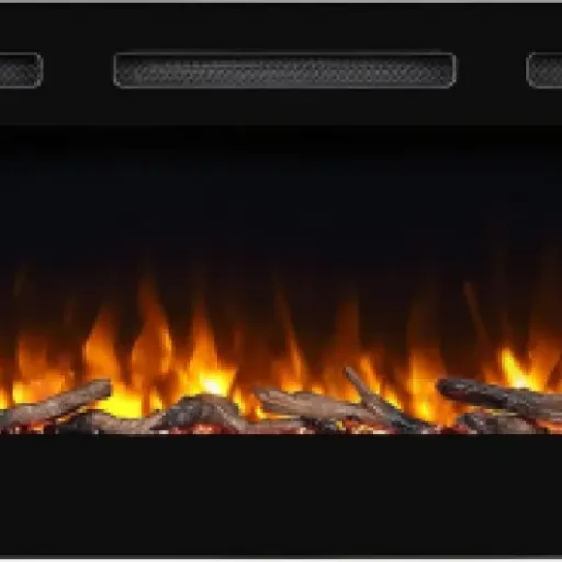 PuraFlame Alice 60" Electric Fireplace Review: a clean, modern fake fire that actually looks pretty real