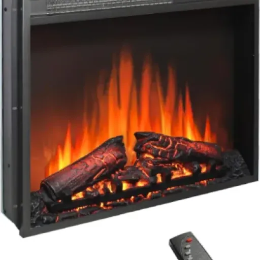 Innoflame 23" Electric Fireplace Insert Review: a simple heater that looks like a real fireplace and just works
