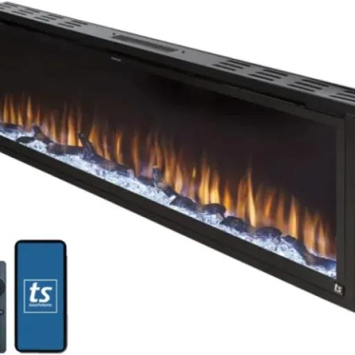 Touchstone Sideline Elite Smart 60” Review: a clean-looking electric fireplace for people who like to tinker with settings