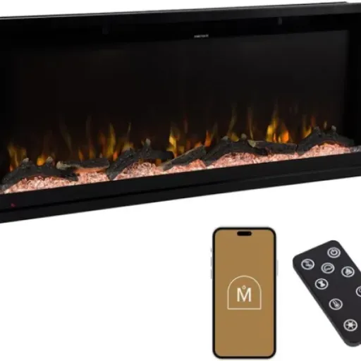 Modern Ember Aerus 42" Smart Linear Electric Fireplace Review: slim, good-looking heat with a few smart-home quirks