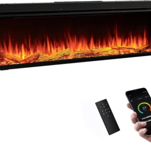 LegendFlame 71" Smart Electric Fireplace Review: big modern look without the gas headache