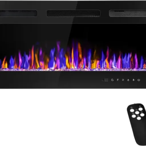 BETELNUT 36" Electric Fireplace Review: a thin wall heater that’s mostly about the vibe
