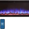 Touchstone Sideline Elite Smart 42" Review: a slick in-wall electric fireplace that’s all about looks and smart control