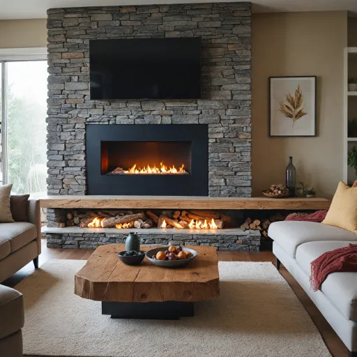 Fireplace logs for modern homes: from wood to electric realism