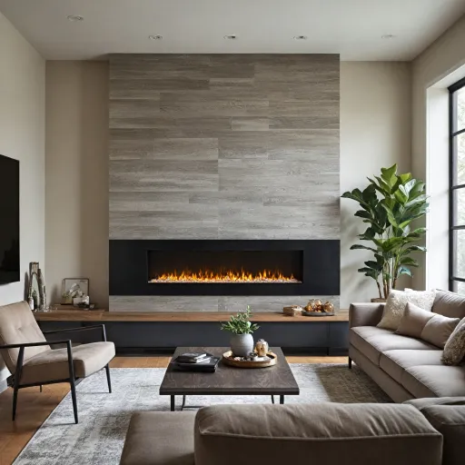 How a low profile electric fireplace transforms modern living spaces