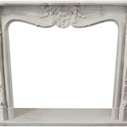 Carrara White Marble Fireplace Frame Review: a heavy, classic-looking centerpiece for the living room