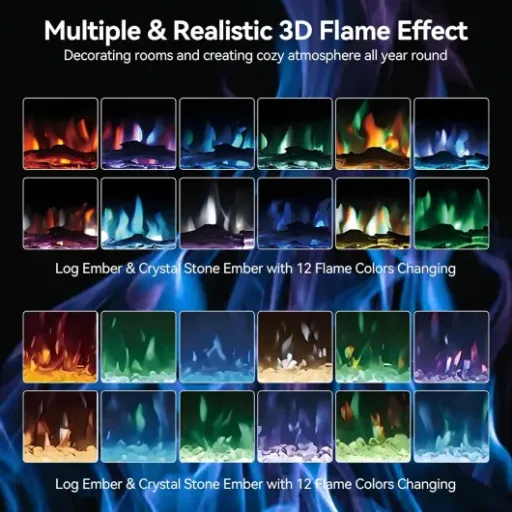 TRIOBLADE Ultra Thin Electric Fireplace Review: a compact wall fire that’s mostly about the look