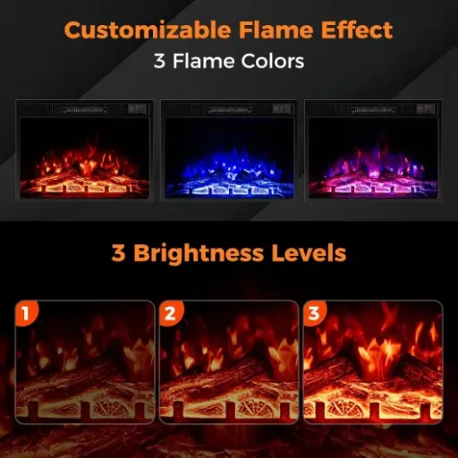 COSTWAY 23" Electric Fireplace Review: a compact heater that looks like a real fire (almost)