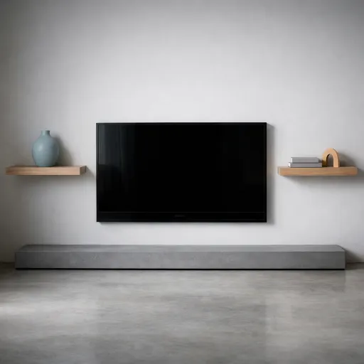 Elegant custom floating shelves that frame your electric fireplace with style