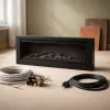 Hardwire or plug-in: how the National Electrical Code actually decides for your built-in fireplace
