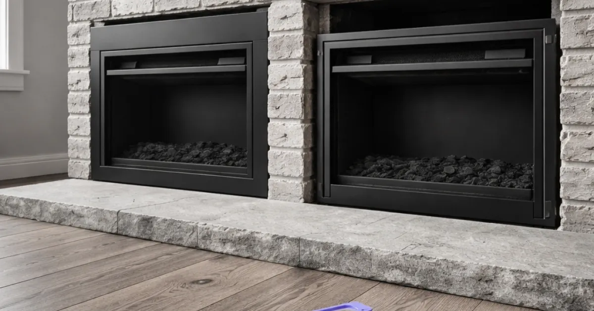 Electric fireplace inserts that fit a standard 36-inch opening: what actually slides in and what needs shimming
