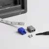 Replacing the LED strip in a five-year-old electric fireplace: the parts, the steps and the one connector that breaks