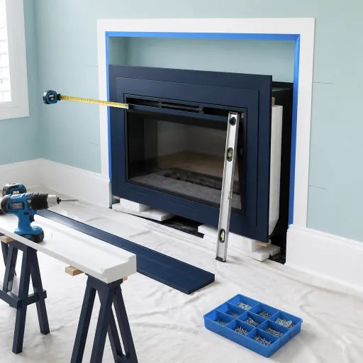 Freestanding electric fireplaces that fool guests into thinking they are built-in: the three design tricks
