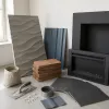 The 3D accent wall trend is coming for your fireplace surround: when texture helps and when it fights the flame
