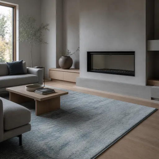 How to pair a rug and fireplace for a safer, warmer electric hearth